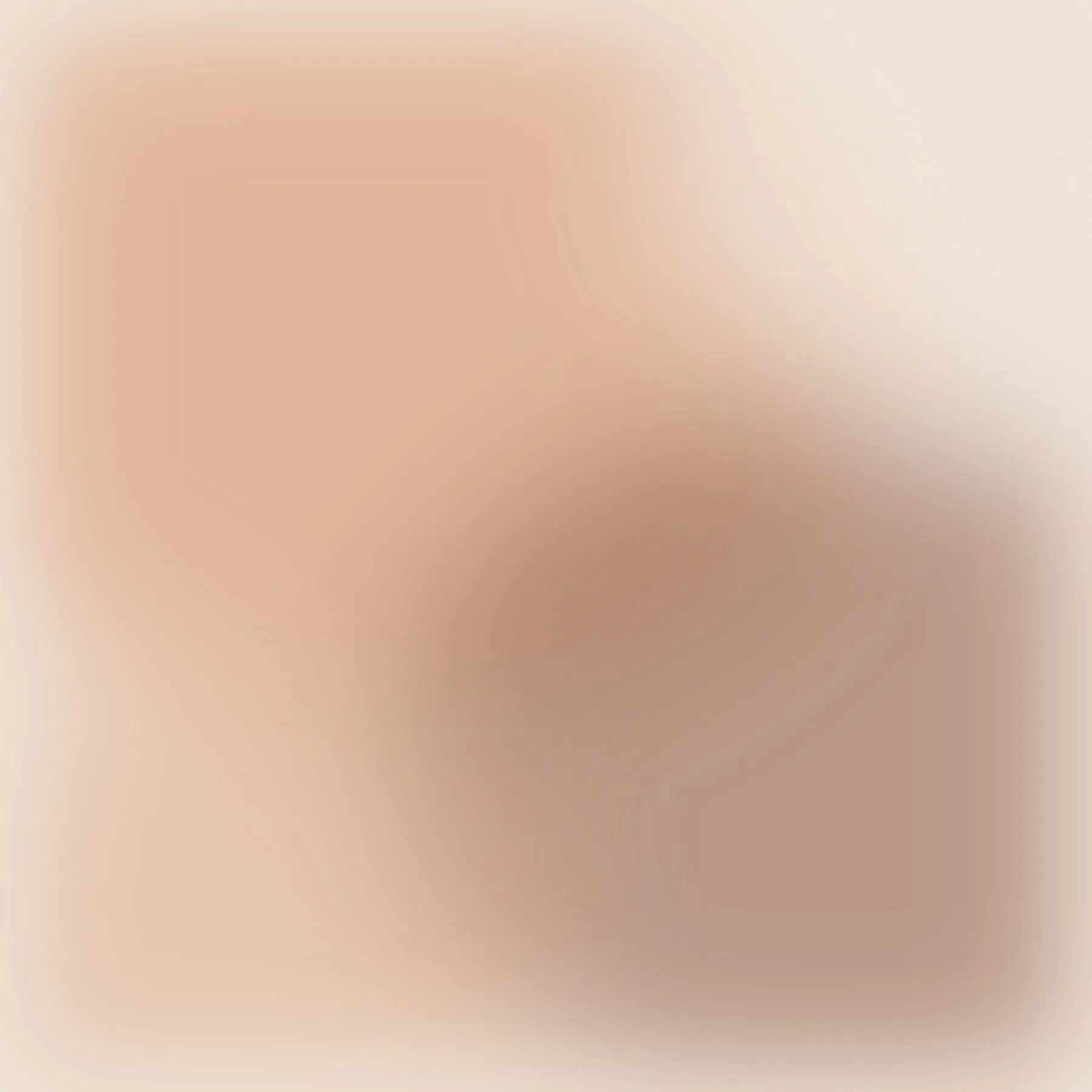 Pièce en céramique aux émaux terracotta et bleus